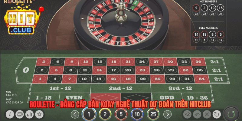 Roulette - Đẳng Cấp Bàn Xoay Nghệ Thuật Dự Đoán Trên Hitclub
