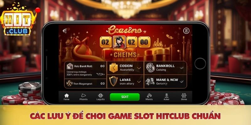 Các lưu ý để chơi game slot HITCLUB chuẩn
